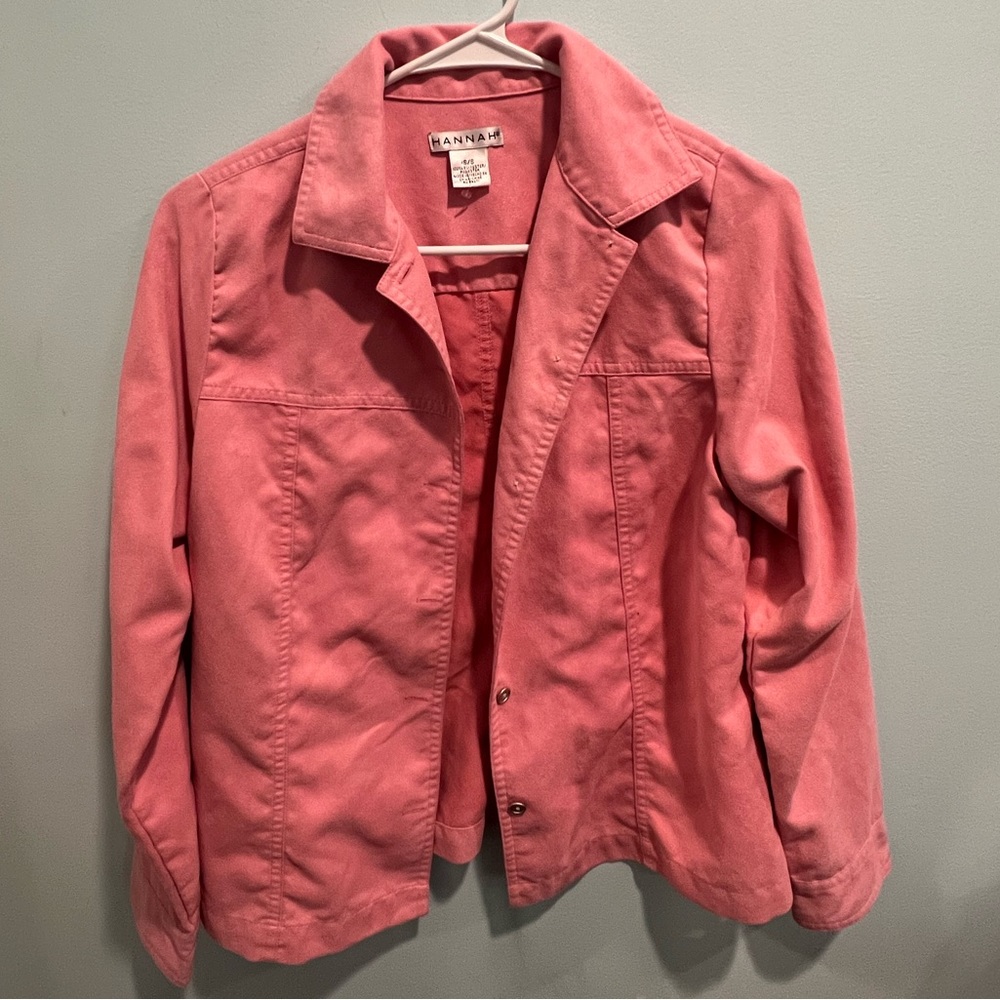 Vintage Pink Suede Jacket